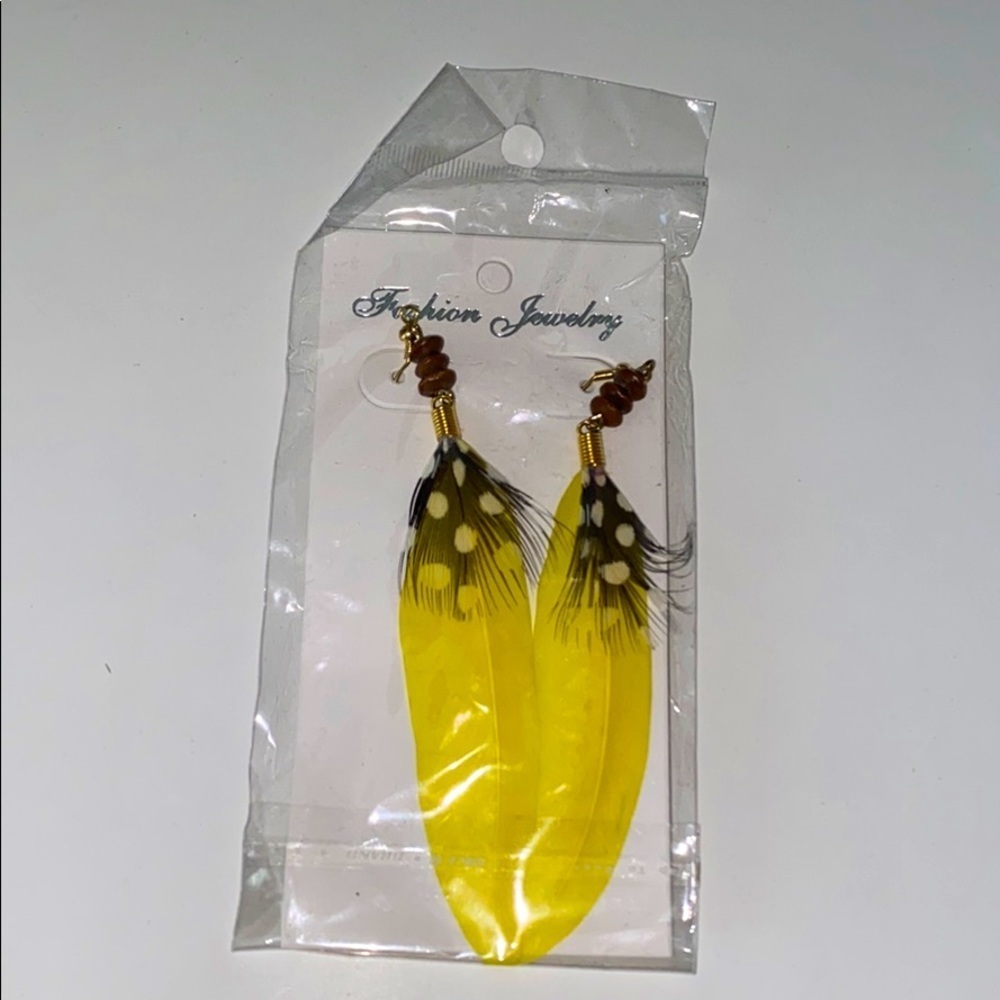 2 for $15 New fashion jewelry yellow earrings